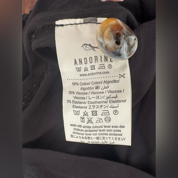 Andorine Girls Upscale Boutique Black Layered Dress NWT Size 12 - Picture 10 of 10